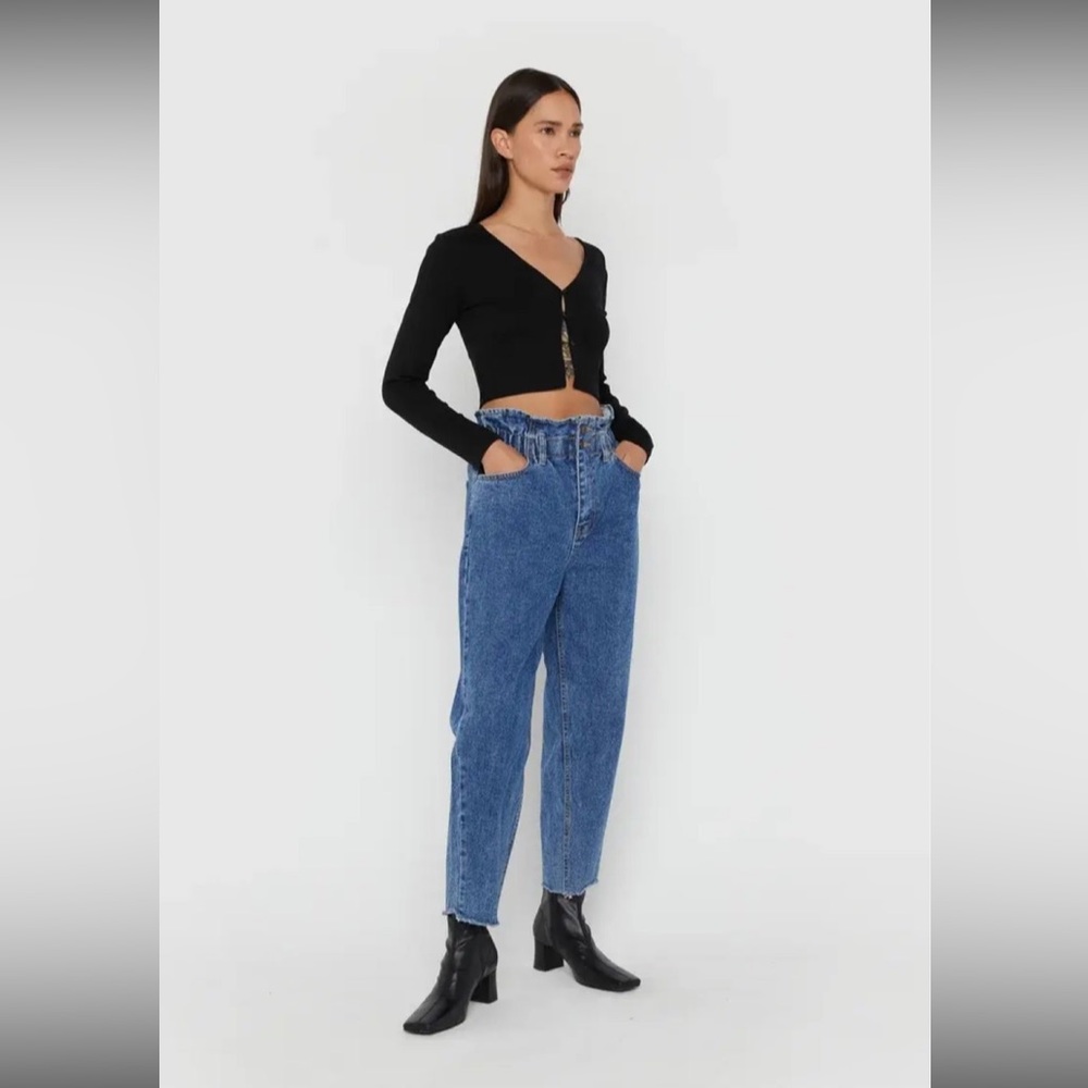 Oak + Fort PAPERBAG WAIST JEAN